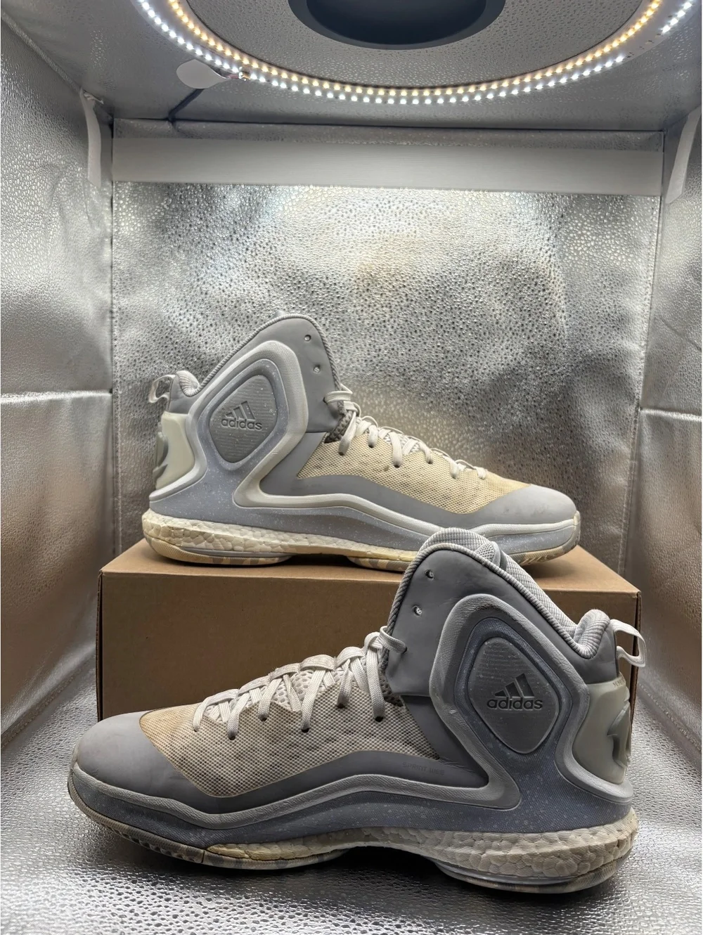 Adidas D rose 5 boost light onix